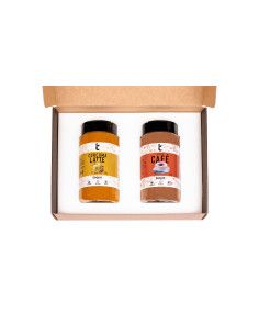 kit latte en casa cafe y curcuma especiada
