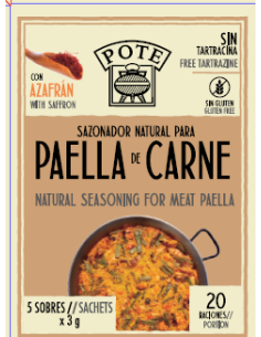 Natural Meat Paella Seasoning