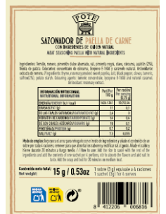 Natural Meat Paella Seasoning 2